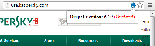 Kaspersky Lab US Website is Running Drupal 6.19