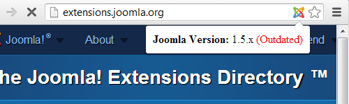 Joomla Extensions Directory is Running Joomla 1.5