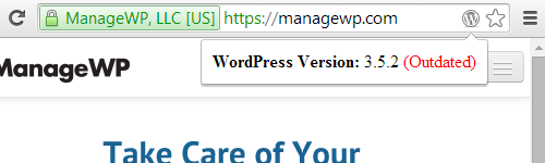 ManageWP is Running WordPress 3.5.2