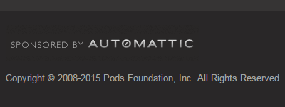 Pods Sponsored by Automattic