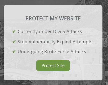 PROTECT MY WEBSITE Currently under DDoS Attacks Stop Vulnerability Exploit Attempts Undergoing Brute Force Attacks